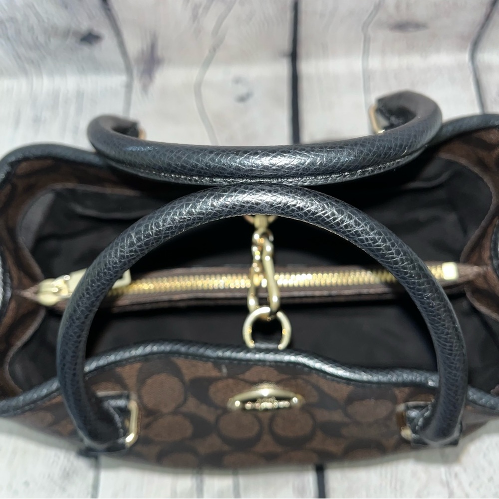 Vintage Y2K Coach Margot Signature Carryall Satchel Crossbody Handbag - Picture 10 of 17